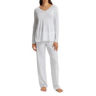 HANRO Cotton Silk Langarm Schlafanzug  