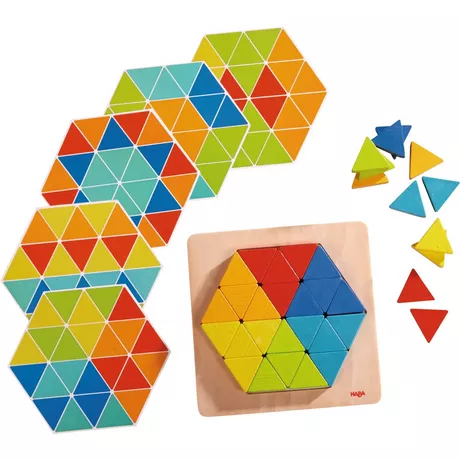 HABA  HABA Jeu d’assemblage Triangles magiques 
