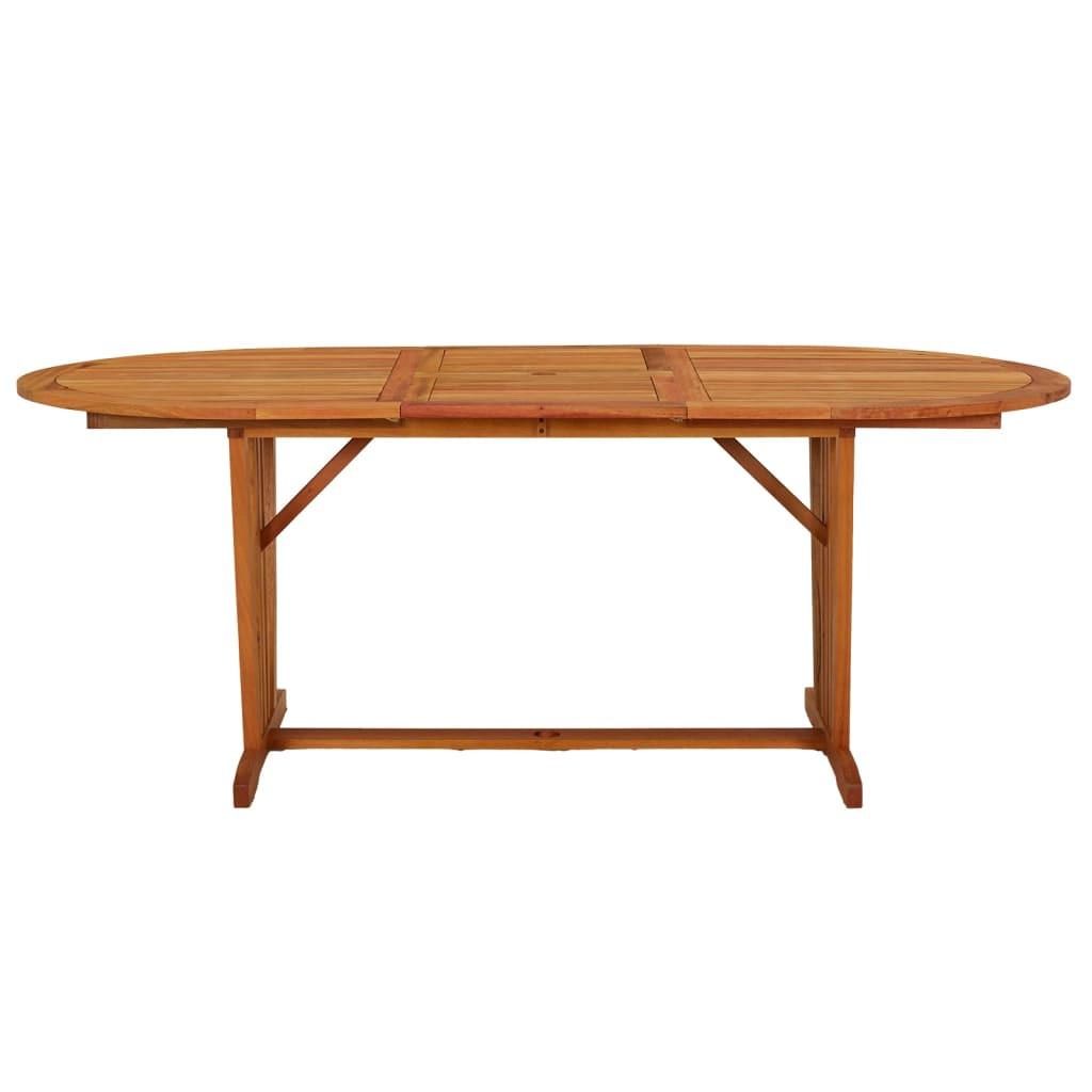 VidaXL Table de jardin bois  