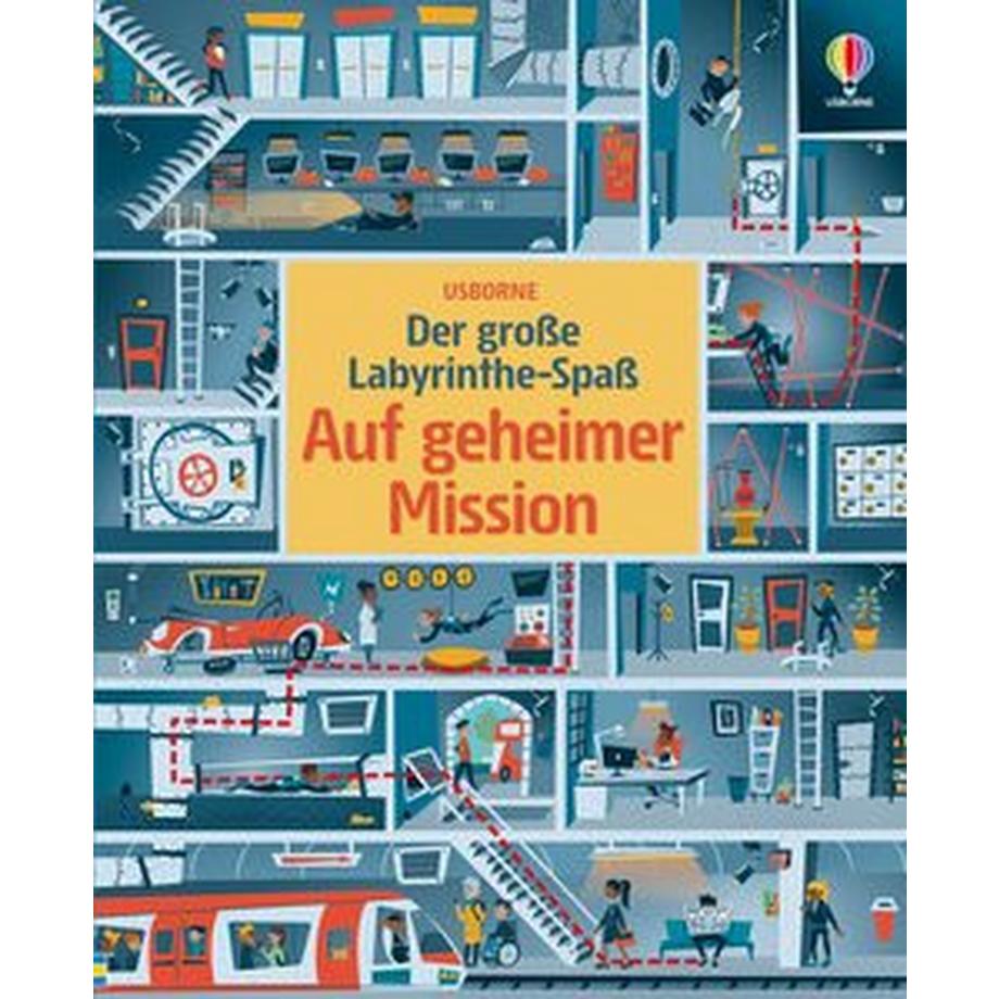 Usborne  Der große Labyrinthe-Spaß: Auf geheimer Mission 