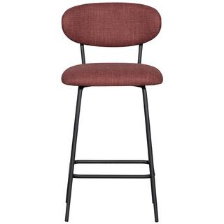 mutoni Chaise de bar Kjeld rouge  