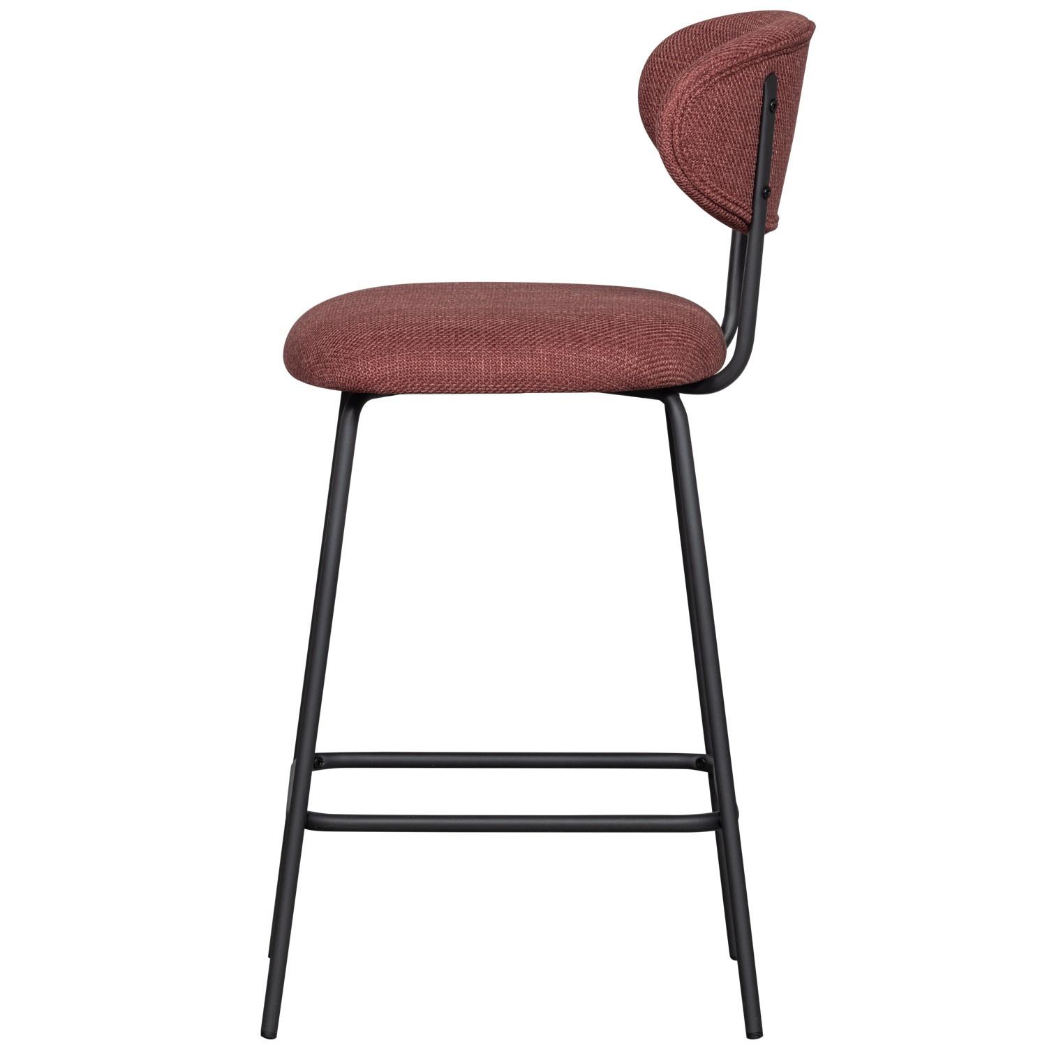 mutoni Chaise de bar Kjeld rouge  