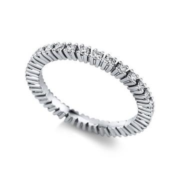 Mémoire-Ring 58514K Weissgold Diamant 0.55ct.