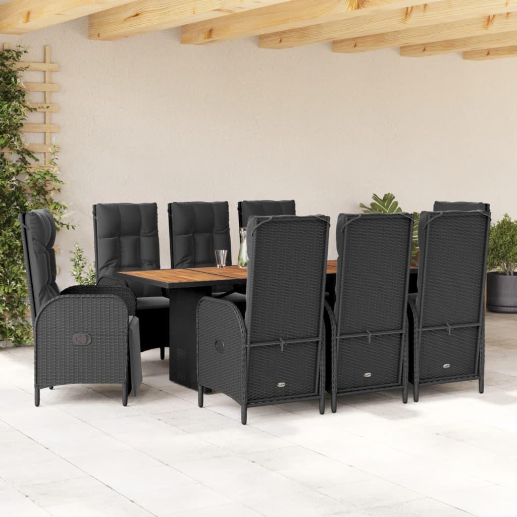 VidaXL set da pranzo da giardino Polirattan  