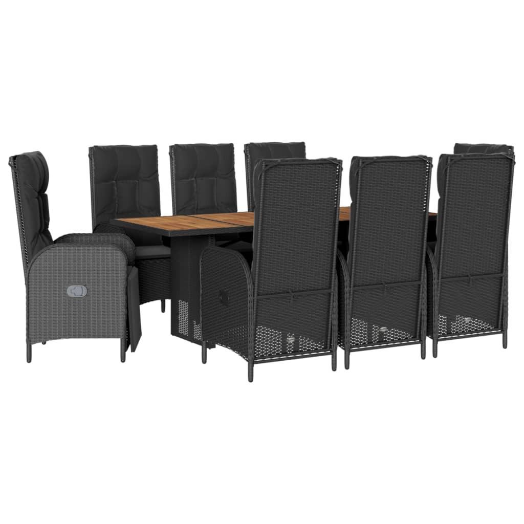 VidaXL set da pranzo da giardino Polirattan  