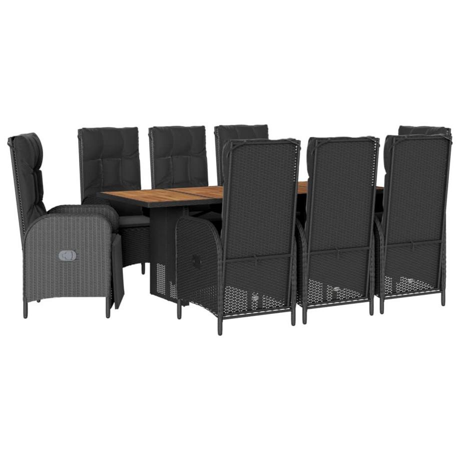 Ensemble à manger de jardin rotin synthétique