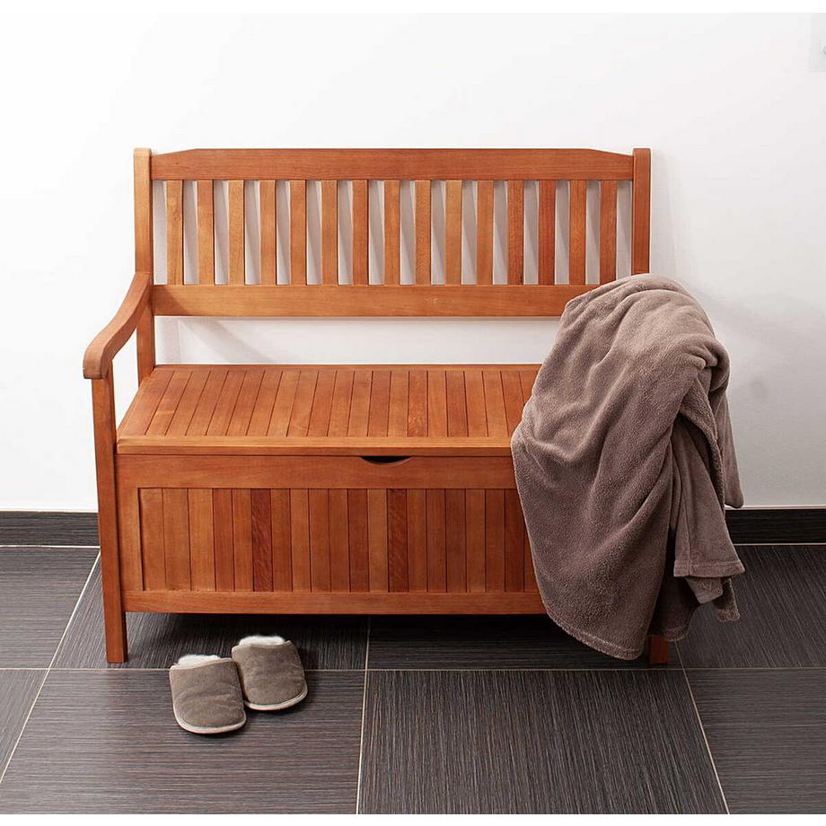 mutoni Panca da giardino Houston eucalipto marrone 107  