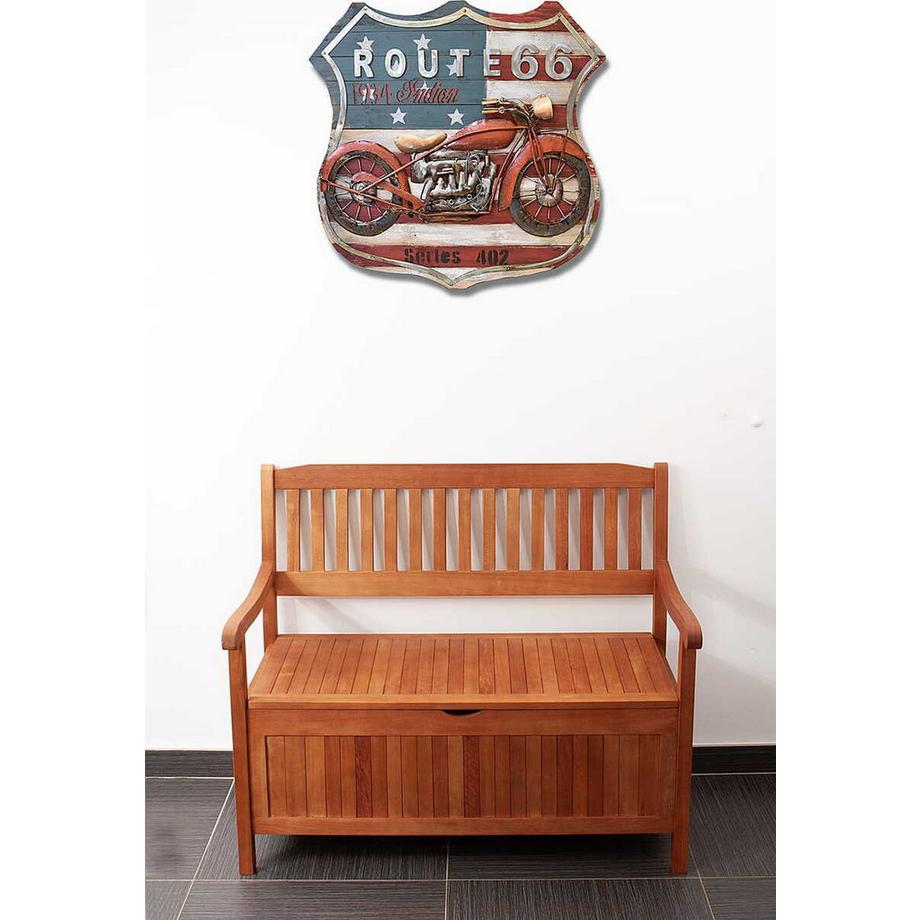 mutoni Panca da giardino Houston eucalipto marrone 107  