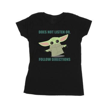 Tshirt THE MANDALORIAN DOES NOT LISTEN