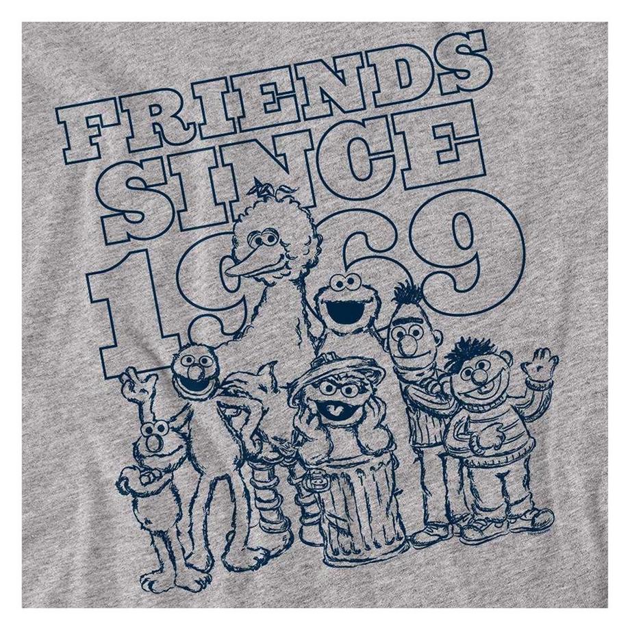 Sesame Street T-Shirt Manches Longues Friends Since 1969  