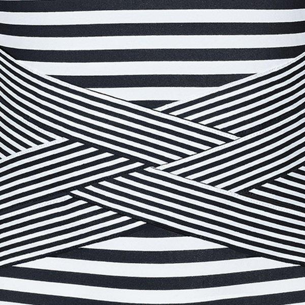 SUNFLAIR Costume da Bagno Basic a Righe  