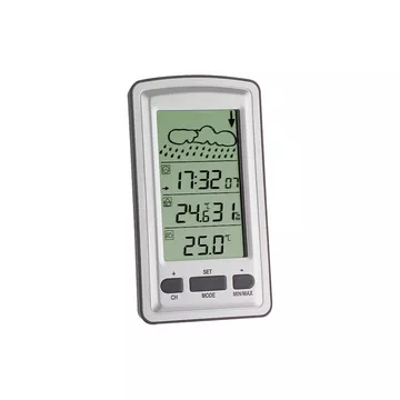 TFA-Dostmann 35.1079 Digitale Wetterstation Silber