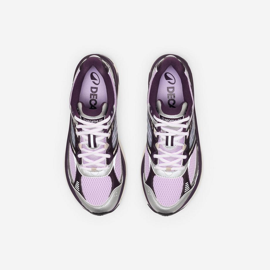 DECATHLON Amorti Polyester Chaussures de Course Baskets Femme, RR2K lilas, violet, gris 