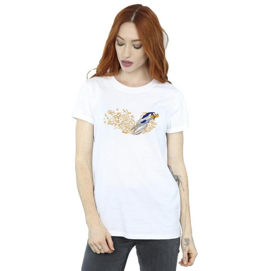 LOONEY TUNES ACME T-Shirt Imprimé Coupe Boyfriend  
