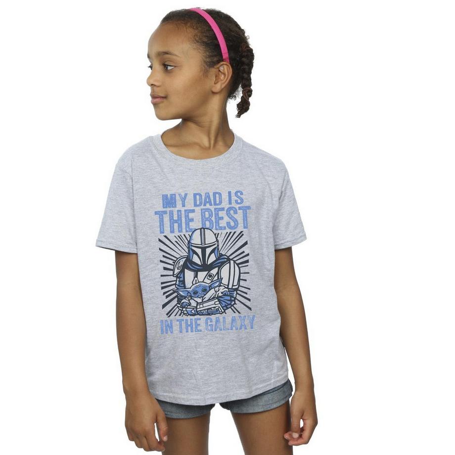 STAR WARS  Mandalorian Best Dad TShirt 