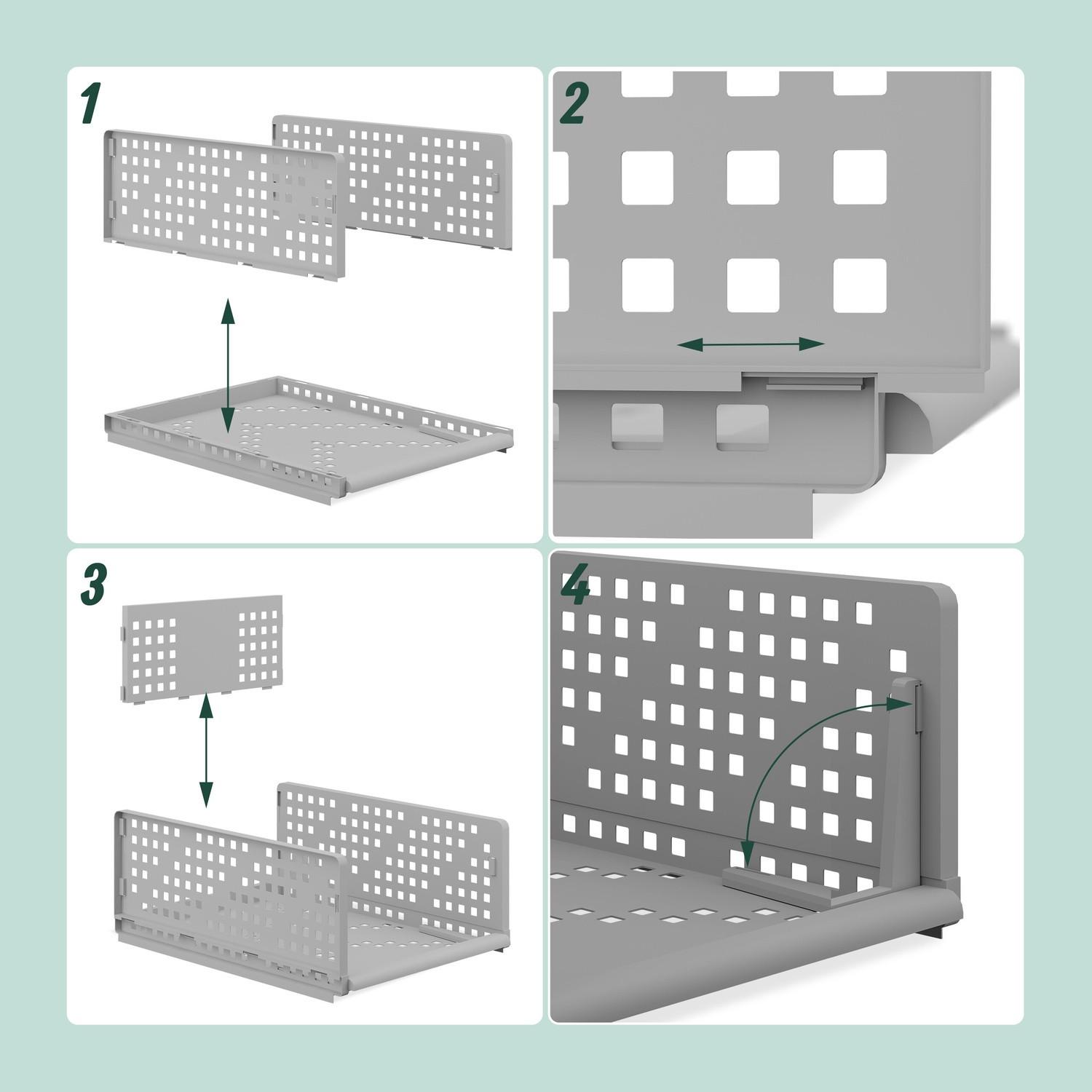 Northix Schrank-Organizer 3er-Pack  