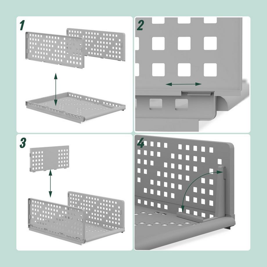 Northix Schrank-Organizer 3er-Pack  
