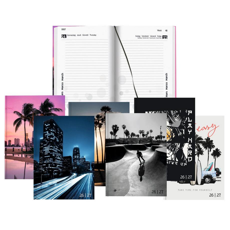 Biella Agenda scolaire mydiary 1 jour par page, Easy  