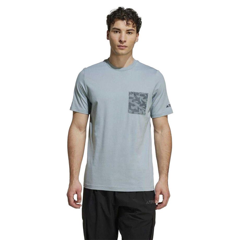 adidas  Maglietta Puzzle Cotone Tasca 