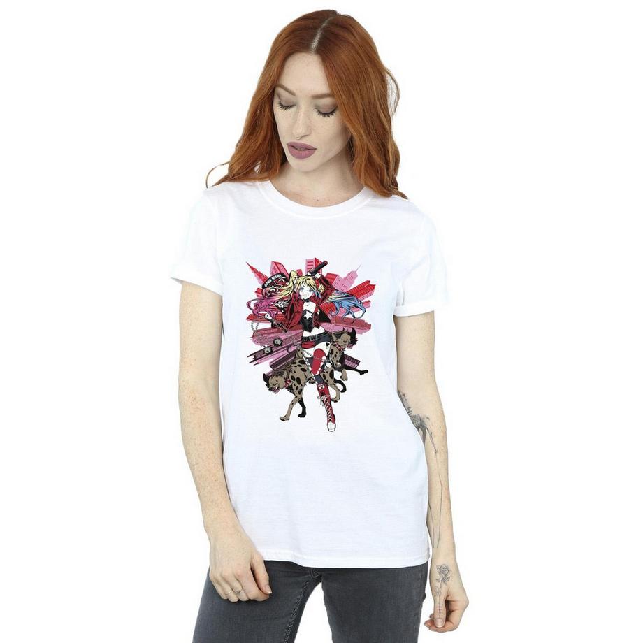 DC COMICS Harley Quinn T-Shirt Imprimé Graphique  