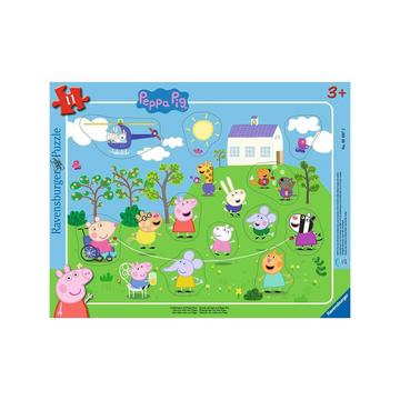 Puzzle Seilspringen mit Peppa Wutz (11Teile)