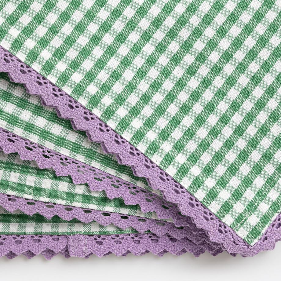 La Redoute Intérieurs Lot de 4 serviettes de table coton/lin Trattoria  