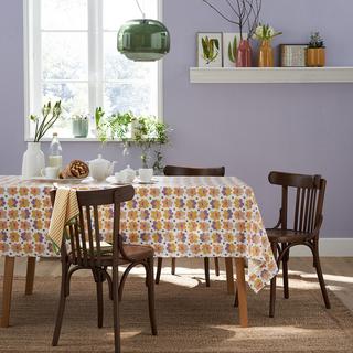 La Redoute Intérieurs Lot de 4 serviettes de table coton/lin Trattoria  