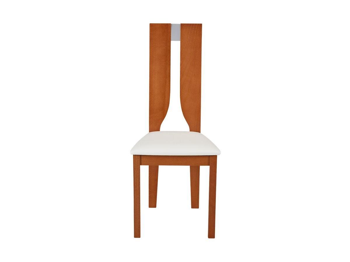 Vente-unique Stuhl 6erSet Buche massiv Kirschbaumfarben SILVIA  