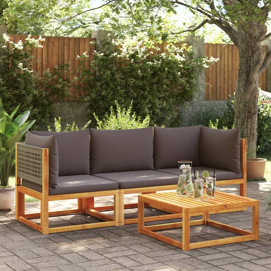 VidaXL Gartensofa akazienholz  