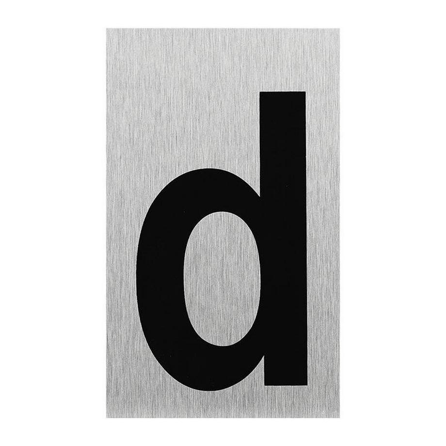 Pricenet Plaque de porte en aluminium " d " 100x60mm  