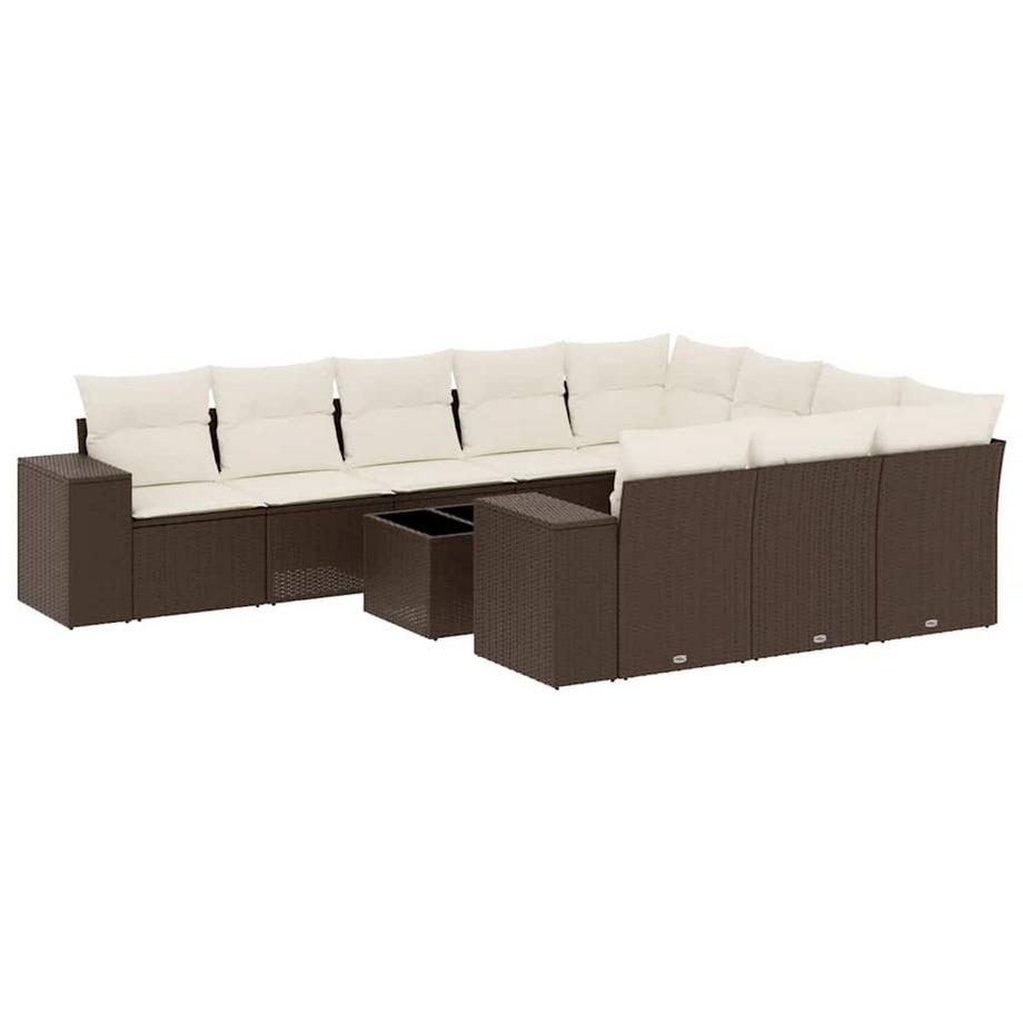 Ensemble de canapés de jardin rotin synthétique