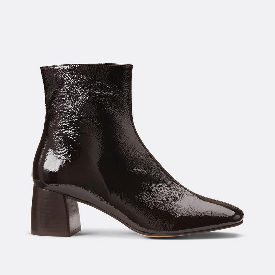 La Redoute Collections Lackleder Stiefeletten  