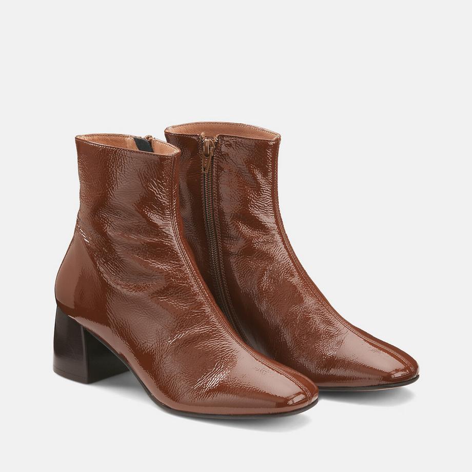 La Redoute Collections Lackleder Stiefeletten  