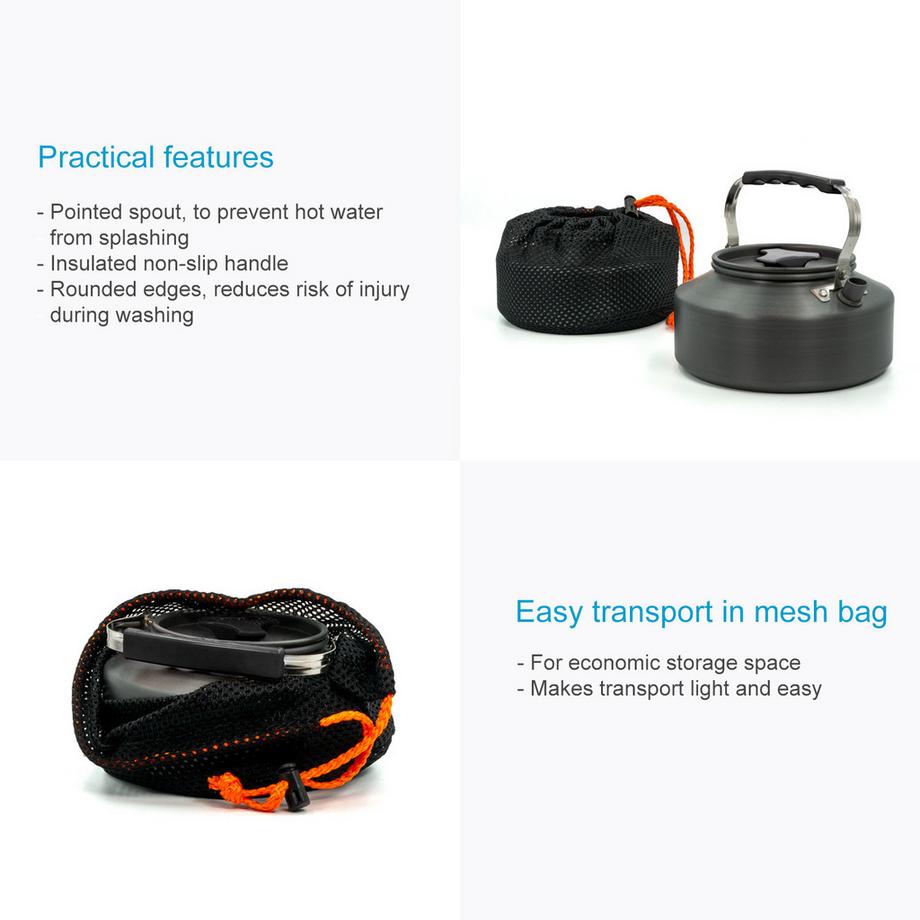 Intirilife  Intirilife Camping Wasserkocher Outdoor Kochkessel 