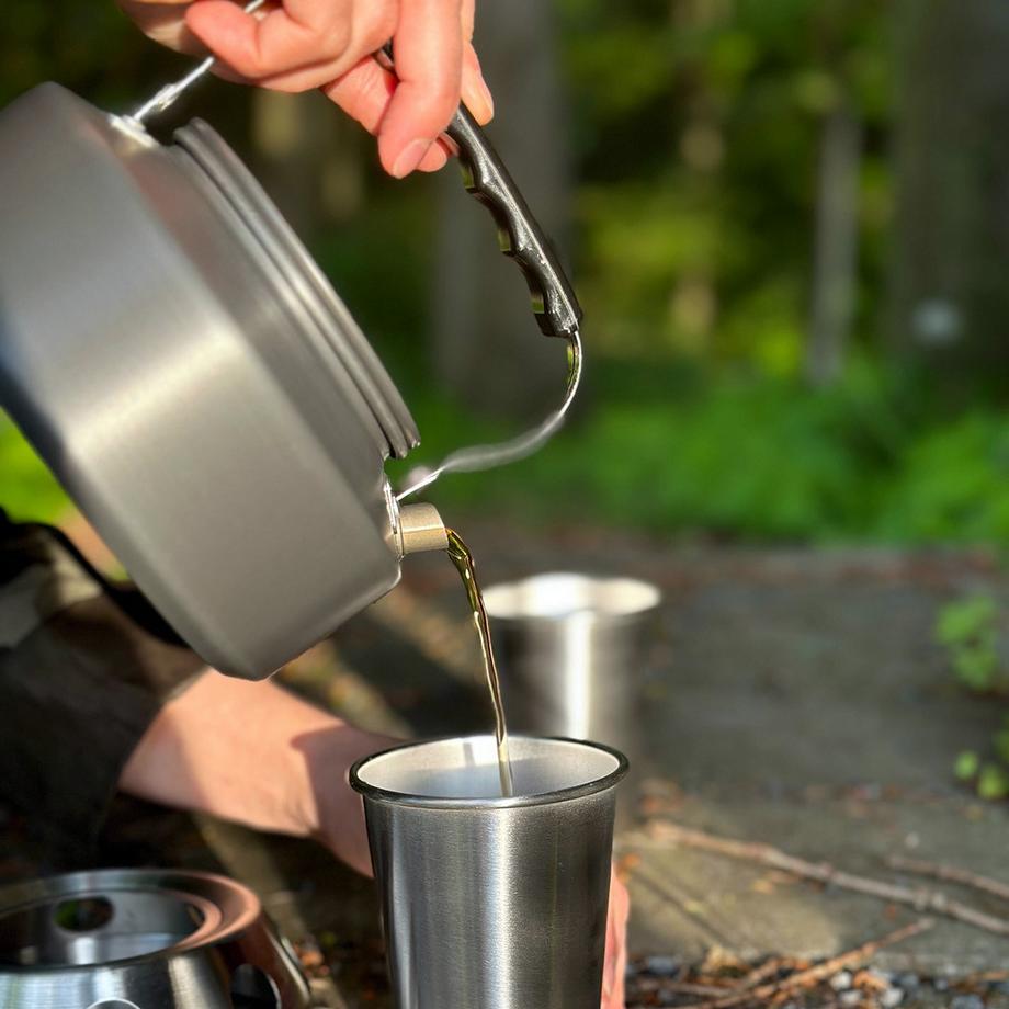 Intirilife  Intirilife Camping Wasserkocher Outdoor Kochkessel 