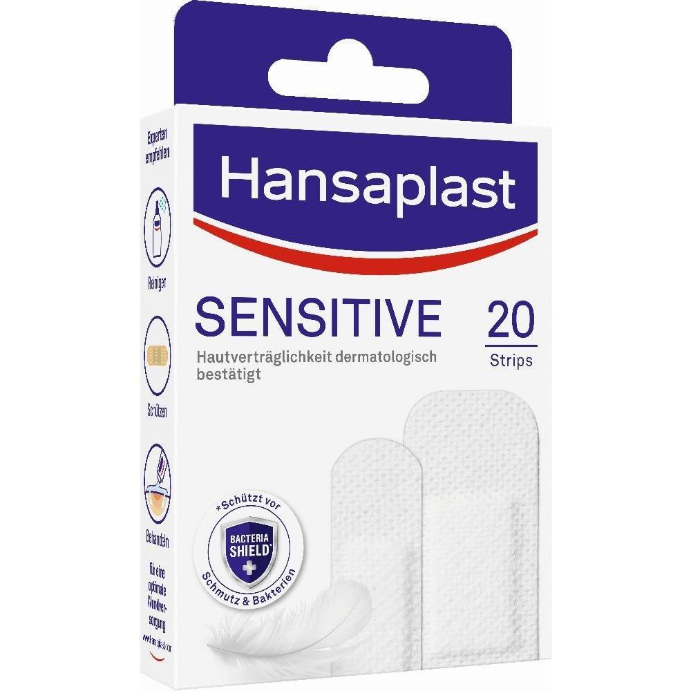 Hansaplast  Patchs blancs pour peaux sensibles - 20 pcs 