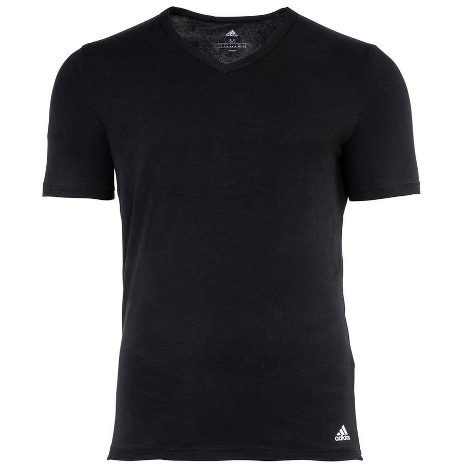 adidas Lot de 3 T-shirt Col V Coupe Droite  