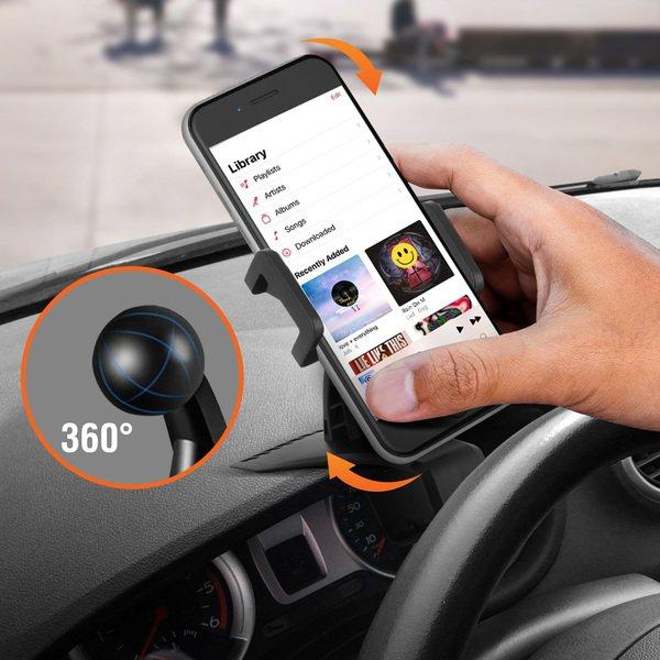 Avizar  Support Voiture Pare-soleil Smartphone 