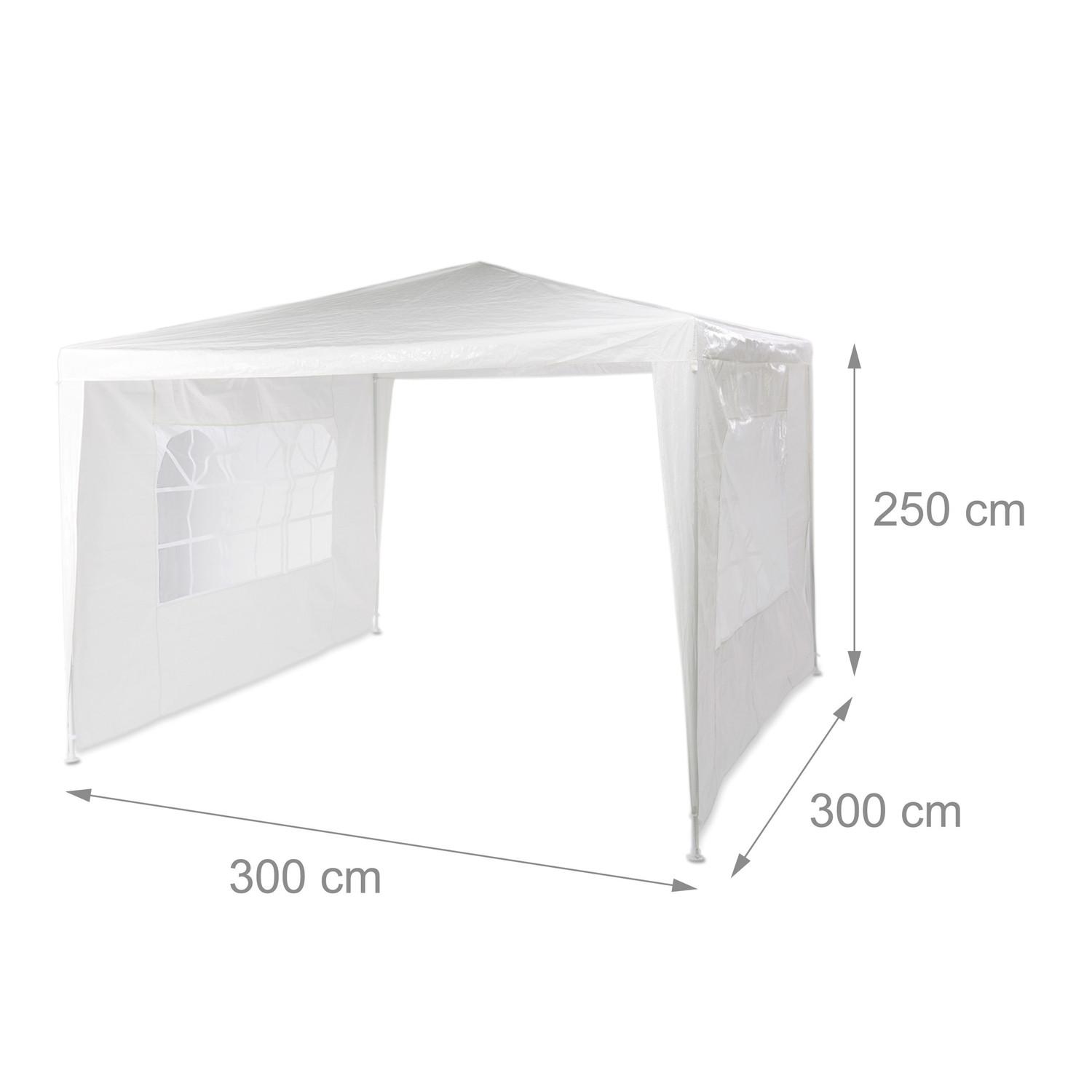 Northio Tente de fête 3x3 m 2 murs  