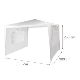 Northio Tente de fête 3x3 m 2 murs  