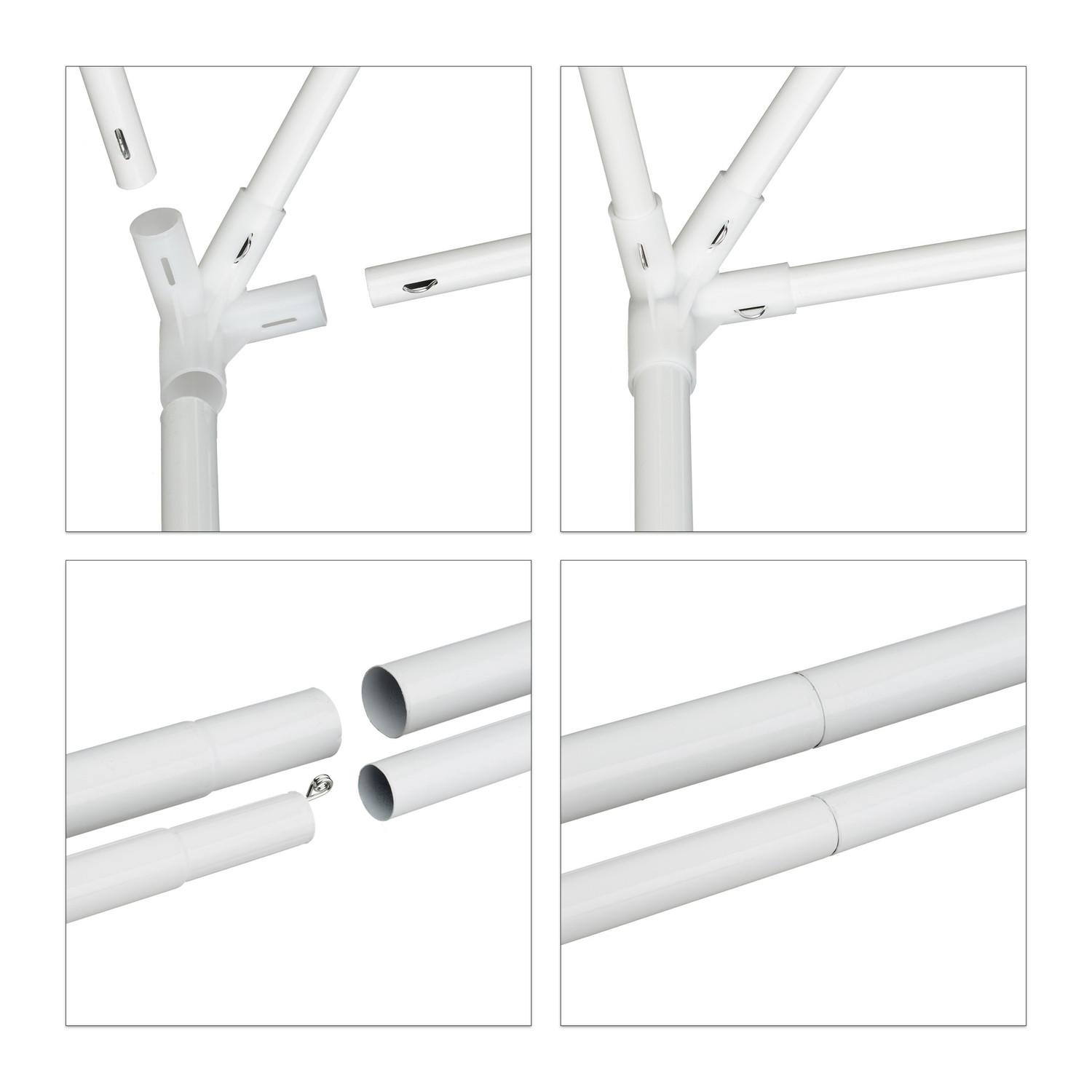 Northio Tente de fête 3x3 m 2 murs  