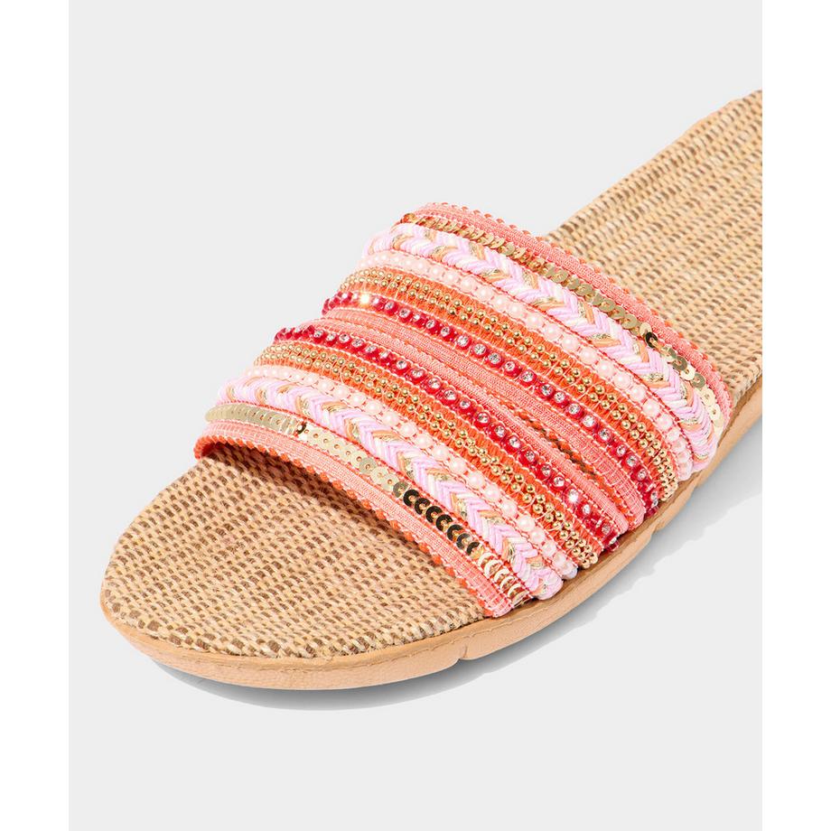 Joe Browns Sandale Double Bride Perlée  