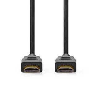 Nedis  Ultra High Speed HDMI™ Kabel | HDMI™ Stecker | HDMI™ Stecker | 8K@60Hz | 48 Gbps | 2.00m | Rund | 6.5mm | Schwarz | Box 