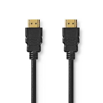 Cavo HDMI™ ad altissima velocità | Connettore HDMI™ | Connettore HDMI™ | 8K@60Hz | 48 Gbps | 2,00m | Rotondo | 6,5mm | Nero | Scatola