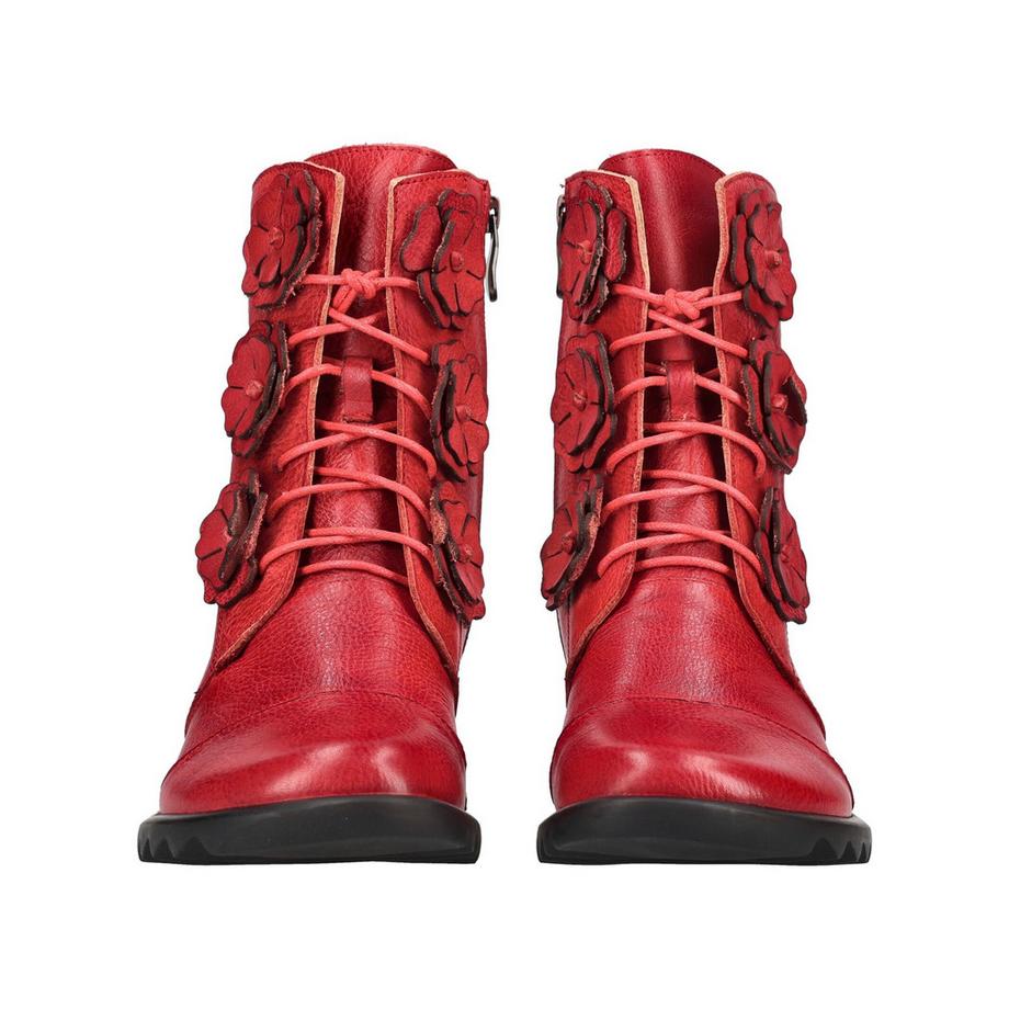 Laura Vita Bottines à lacets floraux  