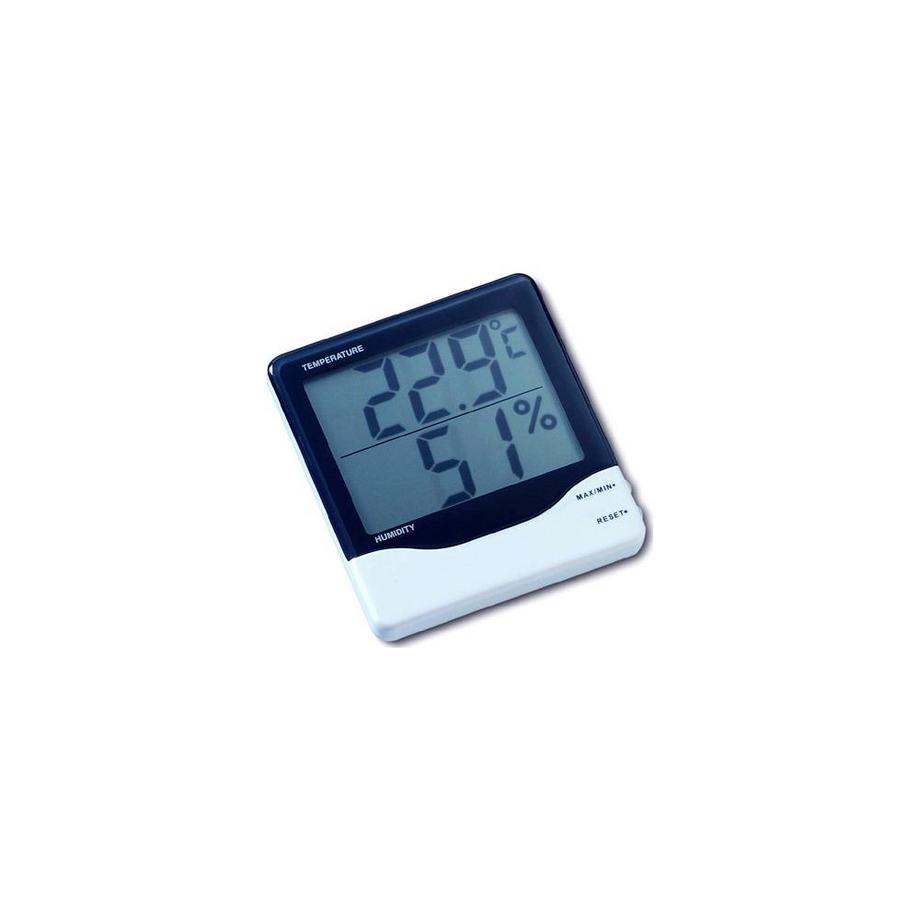TFA Thermo-Hygrometer Digital Schwarz Weiss  