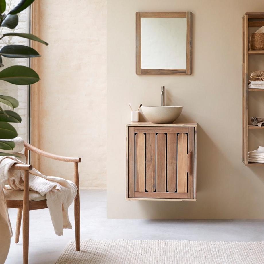 Tikamoon Meuble de Salle de bain en bois d'acacia Lila  