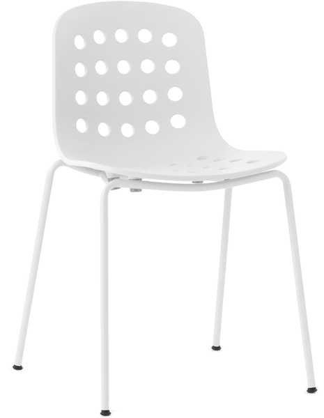 mutoni Chaise de jardin sans accoudoirs Holi Weiss  