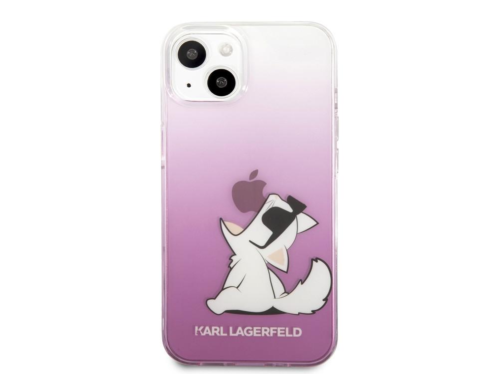 KARL LAGERFELD  Cover per iPhone 14 Plus Choupette Eat 