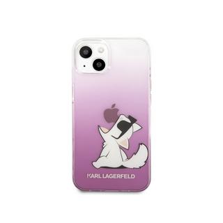 KARL LAGERFELD  Cover per iPhone 14 Plus Choupette Eat 